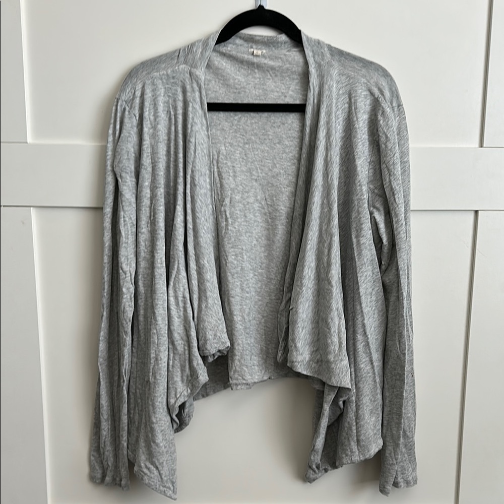 J. Crew Gray Cardigan Sweater